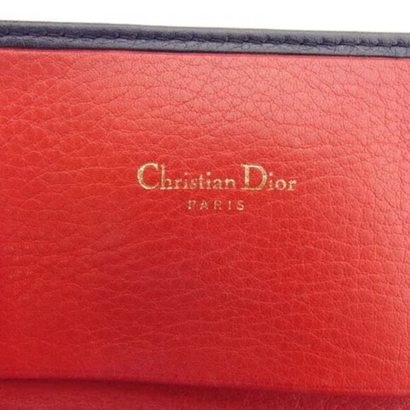 Dior Card Case CD Mark Leather Authentic Used - Picture 7 of 9